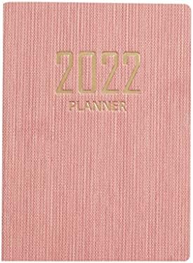 Classic A7 Planejador mensal semanal 2022 Tempo 365 dias Cronograma Lembrete do livro Timetable bloco de notas para planejador