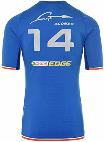 Alpine Racing F1 2022 Team masculino Fernando Alonso T-shirt