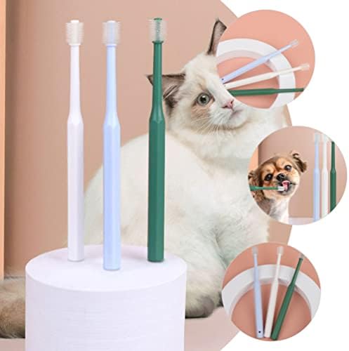 IPETBOOM PETS PETRAS DE DENTES 4PCS escovas de dentes animais de estimação escovas de dentes de dentes de dentes de dentes de