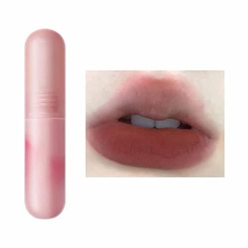 Xiahium Light Lip Gloss Tube Small Color Bullet Small Color Ogg Lip Lay Velvet Glaze Lip Lip Gloss Student Batom Durável