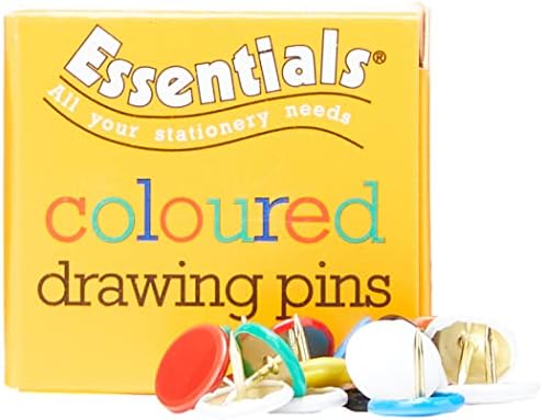 Whitecroft Essentials Value 9,5mm Pin de desenho - cor variada