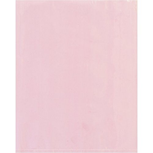 Caixas rápidas BFPBAS590 Anti-estático de 2 mil bolsas poli, 18 x 24, rosa