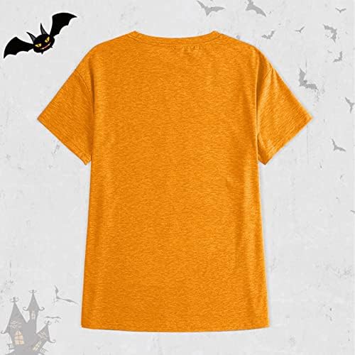 Womens Fall Pumpkin Witch T Shirts