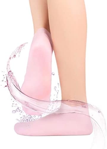 Meias femininas de fomiyes 2 pares meias hidratantes spa anti -meias de aloe meias de meias de pés rachados seco