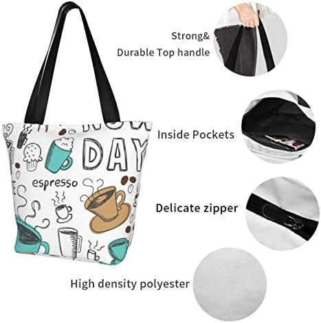 Mel Bee impresso bolsa para mulheres sacolas de pano de compras reutilizáveis ​​sacos de ombro sacos de ombro