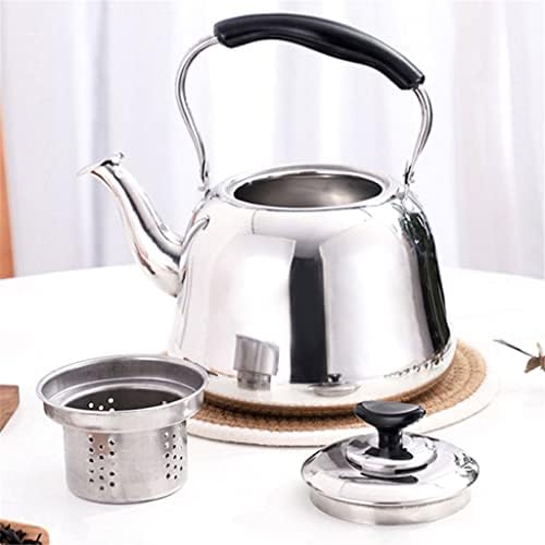 Zhuhw Belém do fogão de bule de chá de chá de aço inoxidável de aço inoxidável com chaleira de filtro de chá