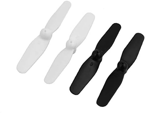 X-dree 2a + 2b Blades de hélice para sym_ss x12 conjunto de drones quadcopter 4pcs preto branco (2a + 2b hélices para sym_ss x12