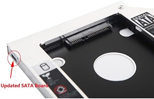 SATA 2º HDD SSD HD DURO CADDY BATY para TOSHIBA L55D-C5227X