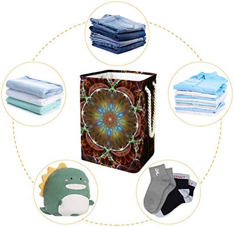 19.3 cesto de lavanderia livre cesto sujo cesto dobrável para o escritório da universidade de berçário Dinâmica de Mandala