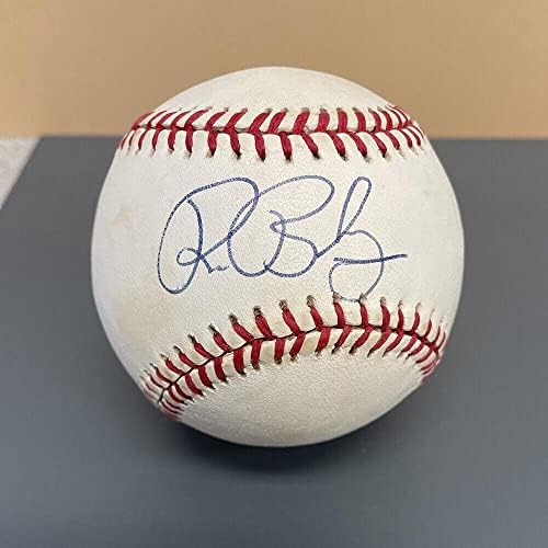 Ron Blomberg Yankees assinou o OAL Baseball Auto com o holograma B&E - Bolalls autografados