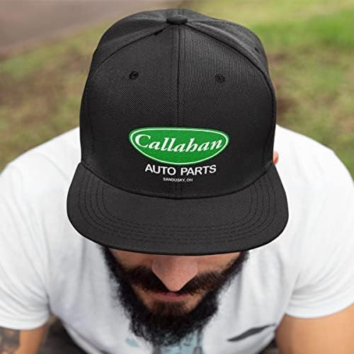 Bustedtees Callahan Auto Parts Back Mesh Hat Hat Casual Wear Baseball Cap for Men Mesh respirável traseiro