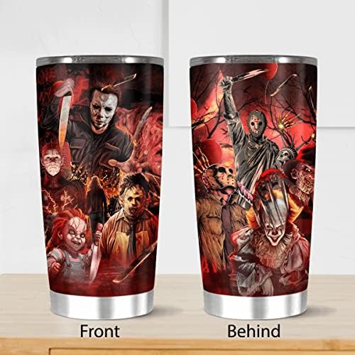 Tumbler Rick Cup Coffee e Morty Stoner Maconha Tumbllers grandes canecas isoladas de 20 oz Presentes de caneca inoxidável para desenhos animados para amantes de desenhos animados meninos homens homens no dia do aniversário