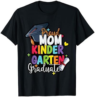 T-shirt de graduação de pós-graduação do jardim de infância orgulhosa