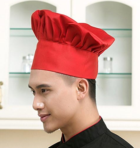 Conjunto de chapéu de avental de pacote Hyzrz 2, bobs de cozinha ajustável A aventes de água resistente a padeiro cozinha cozinha para homens homens do pai do pai
