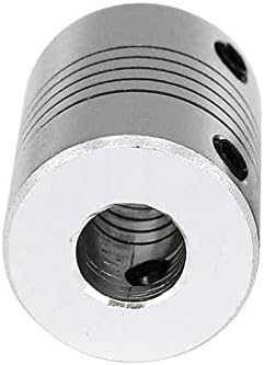 Acoplamento do eixo D19L25 5mm 6mm 6,35mm 8mm 10mm de alumínio Couplador de mandíbula flexível para motor de passo