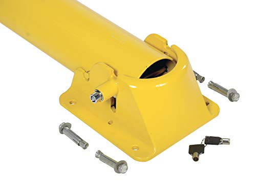 Vestil Park-P-108-FD Bollard 4-1/4 Diâmetro, Amarelo