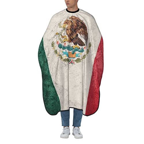 Bandeira retro mexicana 3d impressão profissional barbeiro capa corte de cabelo corte de cabelo corte de salão de salão