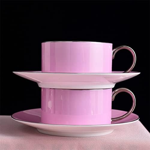 WJCCY 15pcs / conjunto delicado xícara de café China Conjunto rosa Europeu Vintage Tapa de chá Kettle pires de chaleira