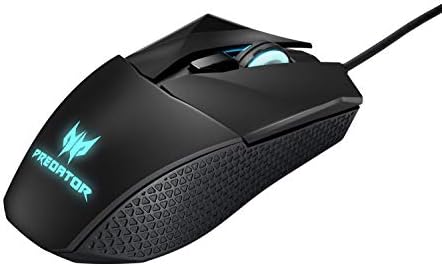 Acer Predator Cestus 300 RGB Gaming Mouse - Dune Omron Switches 70m Click Lifetime, a bordo da memória e botões programáveis, preto