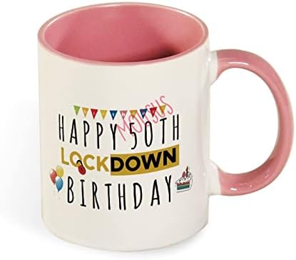 Two Tone Pink 50th Birthday Presente de caneca de café engraçado, Tea Caneca Gift 11 oz