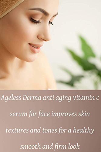 O soro de vitamina C natural sem idade de Derma para Face by Dr. Mostaamand é um hidratante facial hidratante de Vit C Organic