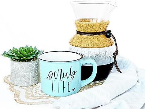 Enfermeira Presentes para mulheres Life caneca com caixa de presente - Presente de caneca de café em cerâmica de