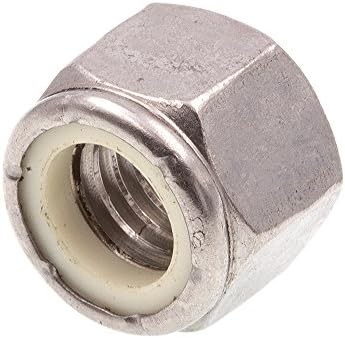 Prime-line 9075448 Nylon Inserir porcas de trava, 1/2 polegada-13, aço inoxidável grau 18-8, zinco