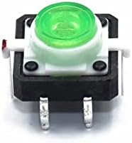 GOOFFY MICRO SWITCH 100pcs 12x12x7.3 botão de pressão tátil Tato momentâneo LED 5 cor 12x12x7.3mm 12 * 12 * 7,3mm Switches