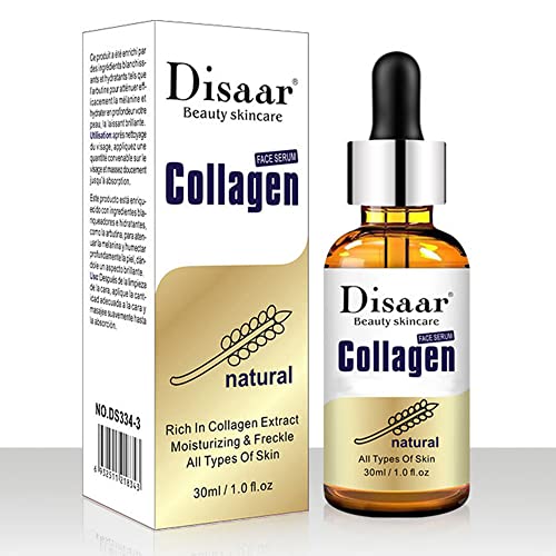 Disaar Beauty Pure Collagen Antiwrinkle Anti envelhecimento sérico sensível à pele Hidratante Freckle reabasteça água 30ml