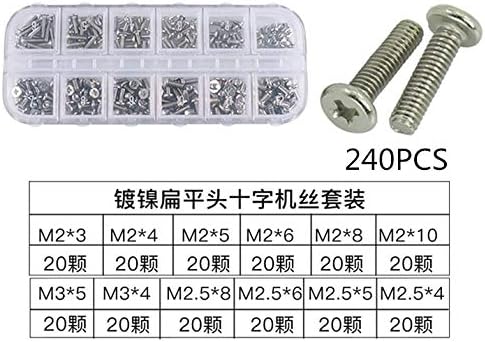 Parafuso 240pcs aço inoxidável reparo para parafuso eletrônico para parafuso universal digital eletrônico -