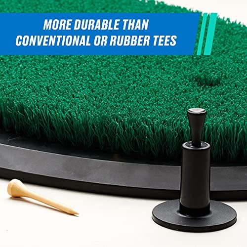 Tee de golfe ajustável para golfe de fibrabuilt; Camisetas de golfe premium de driving range; Ótimo para bater nas bolas em