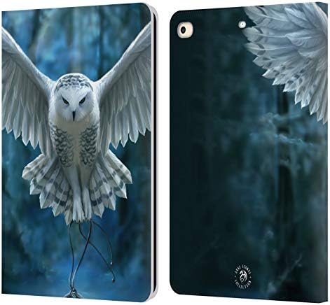 Os projetos de capa principal licenciados oficialmente Anne Stokes Midnight Messenger Owls Livro de couro Caixa Caixa Caspa Compatível