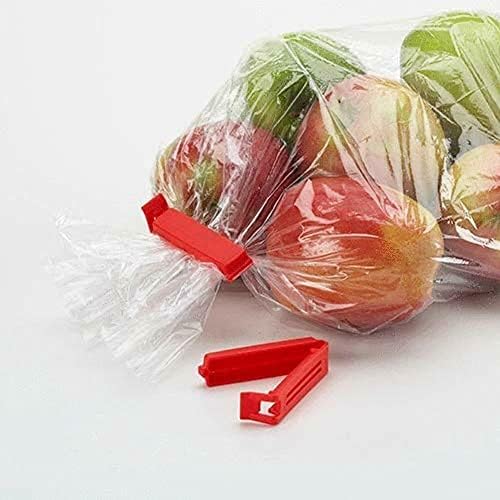 Linden Suécia Twixit! Clipes de bolsa - Conjunto de 20 - Mantenha os alimentos frescos, evitem derramamento - ótimo para armazenamento e organização - microondas, freezer e lavadora de lavar louça -