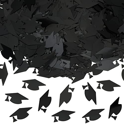 1000 peças Caps de graduação Confetti Confetti confete de graduação metálica Caps de decoração de decoração para festa de pós -graduação em sala de aula decoração de decoração