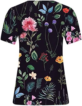 Tampas plus size para mulheres tshirts havaianos 2023 Túnica de verão da moda Túmulos Floral PRAIA Blusa da praia boho