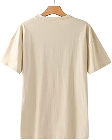 ICJJL Camisas para mulheres tops de verão para mulheres t-shirt soltas tanques soltos campus da moda casual wear plus size size letra