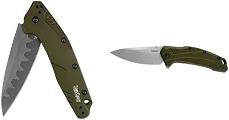 Kershaw Dividend dobring Pocket Knife, SpeedSafe Abertura, fabricado nos EUA, vários estilos