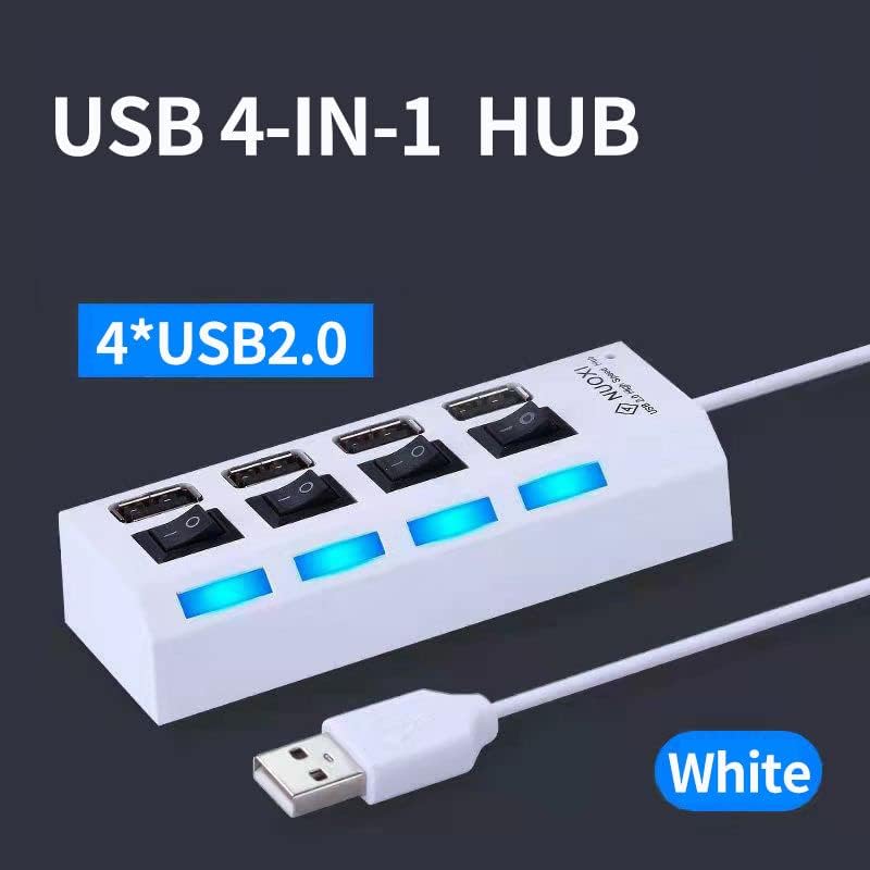 0q98bt hi velocidade 4/7 portas led USB 2 0 Adaptador hub liga/desliga para laptop para PC