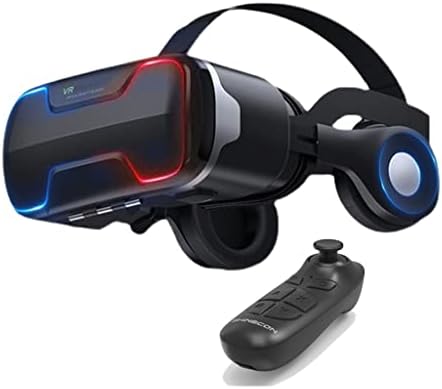 Telefone para os fones de ouvido VR com controlador, óculos de realidade virtual de realidade virtual de 110 ° FOV para iPhone