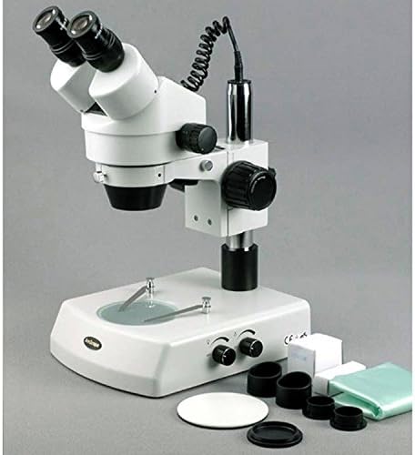 Microscópio de zoom estéreo binocular profissional SMSCOPE SM-2BZ, oculares WH10X, ampliação de 3,5x-90x, objetivo do zoom de 0,7x-4,5x,