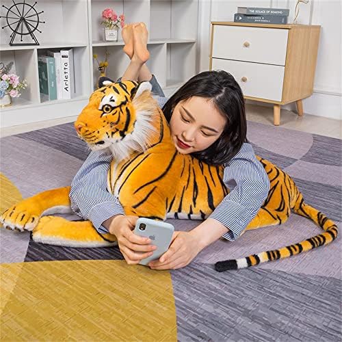 pangcangshu 30-120cm gigante tigre branco de tigre de pelúcia bebê adorável tamanho grande tigre pluk boneca travesseiro macio crianças