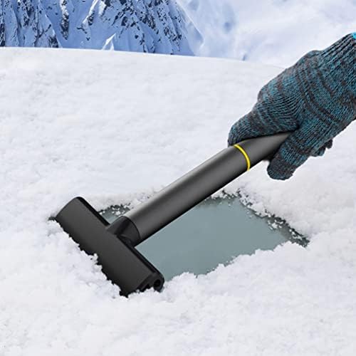 Besportble Car Squeegee Rasca de gelo para pára -brisa de carro, raspador de neve com punho ergonômico, ferramenta de remoção