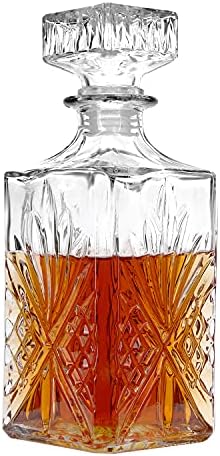 Decanter de uísque para uísque, licor, vodka, vinho ou bourbon - 750ml