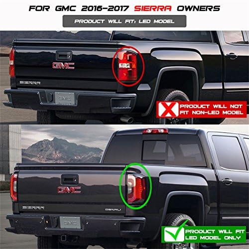 SPYDER 5083777 GMC SIERRA 1500 -2018/ SIERRA 2500/3500 HD -2019 Luzes traseiros LED da barra de luz-Reverse-921-Black