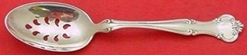 Cromwell por Gorham Sterling Silver Serving Spoon perfurava 9 buracos 8 3/8 Orig