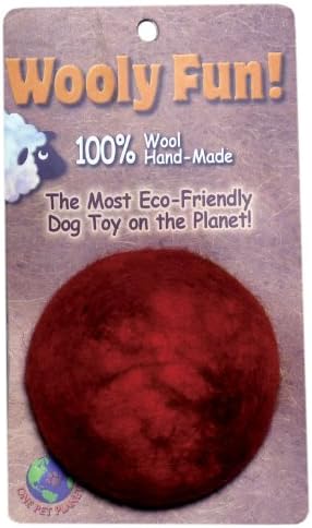 One Pet Planet 86009 2,75 polegadas Wooly Fun Ball Dog Toy