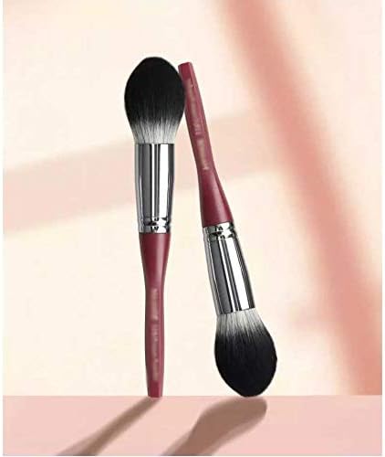 XJJZS Brush de blush grande em pó Brush Profissional Brushes cosméticos Definir Face Controvagem Brush Eye Shadow Lip Belic