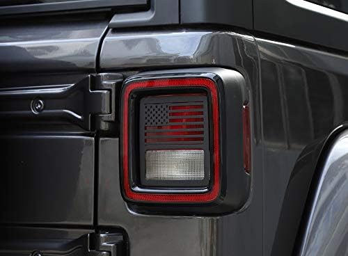 Boruien traseira tampa da luz traseira Guardas Protetores Decoração para Jeep Wrangler JL 2018-2022