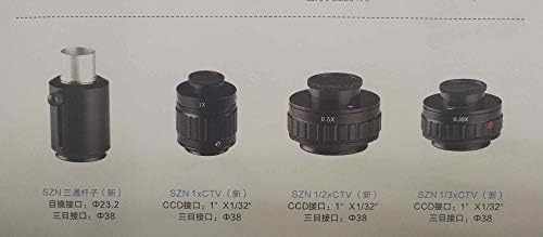 Microscópios Bingfang-Wc CTV 0,35x / 0,5x / 1x Foco Cing Adaptador de montagem C ajustável M38 38mm Compatível com tipo de microscópio