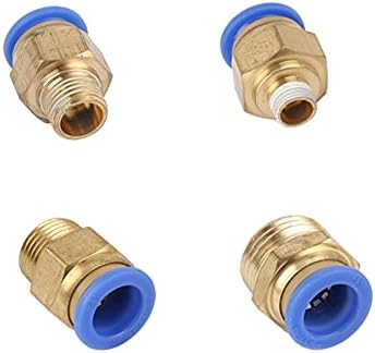 Sistema de jardinagem adaptador de conector de mangueira, interface de 12 mm de 14 mm de 16 mm a 1/8 1/4 3/8 1/2 3/4 fios masculinos